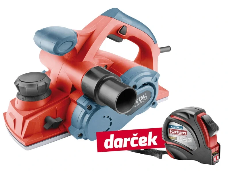 EXTOL PREMIUM Hoblík falcovací, príkon 1000W, nôž 110x3mm, 16000 ot/min 8893405