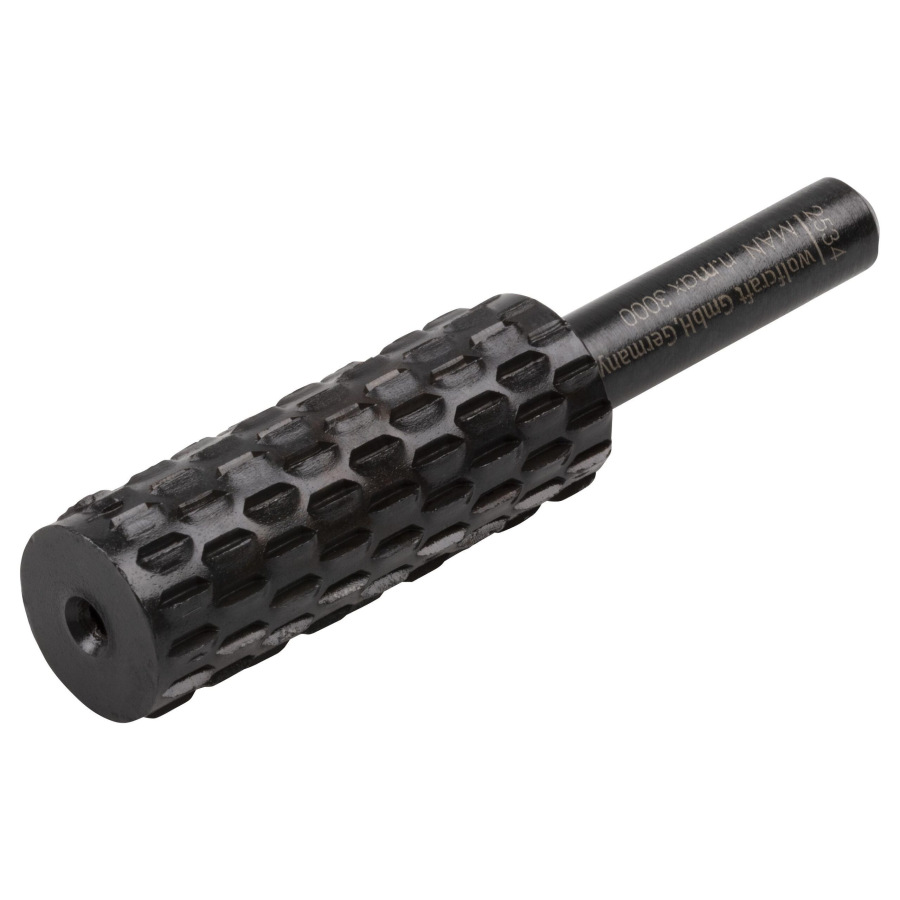 Rašpľa valcová na neželezné kovy ø 12,5 x 35mm stopka ø 6,35mm, wolfcraft 2534000