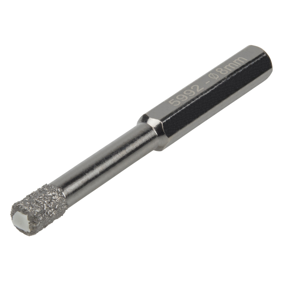 Vrták diamantový rúrkový so šesťhrannou stopkou ø 8mm, hĺbka 40mm, wolfcraft 5992000