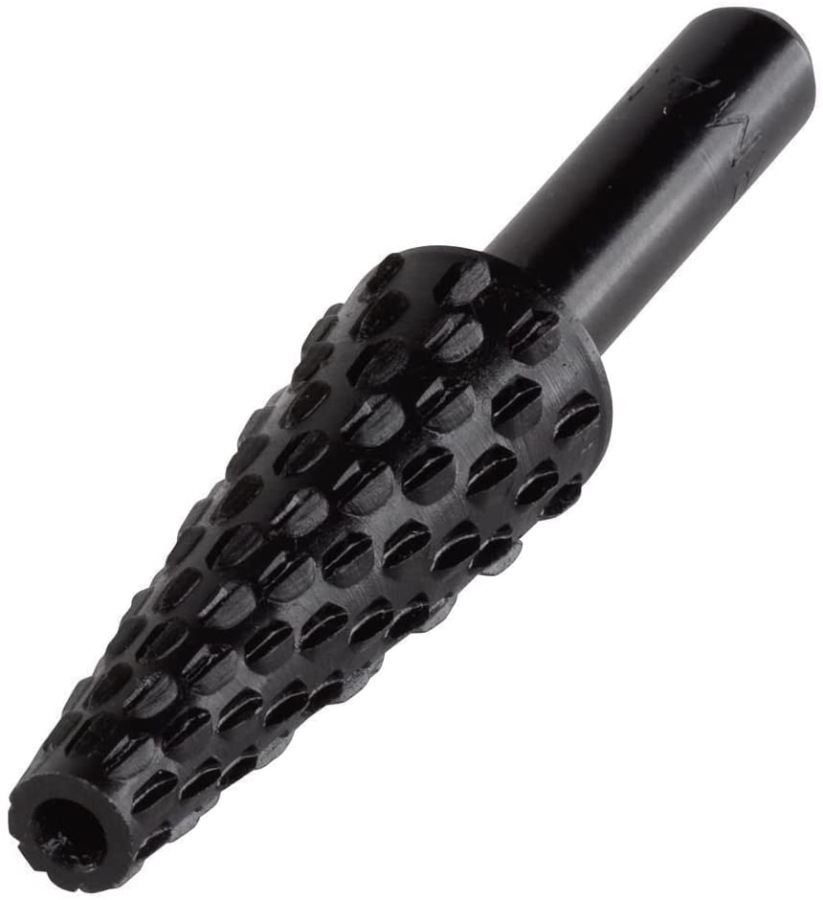 Rašpľa kužeľová na neželezné kovy ø 5-12 x 35mm stopka ø 6,35mm, wolfcraft 2535000