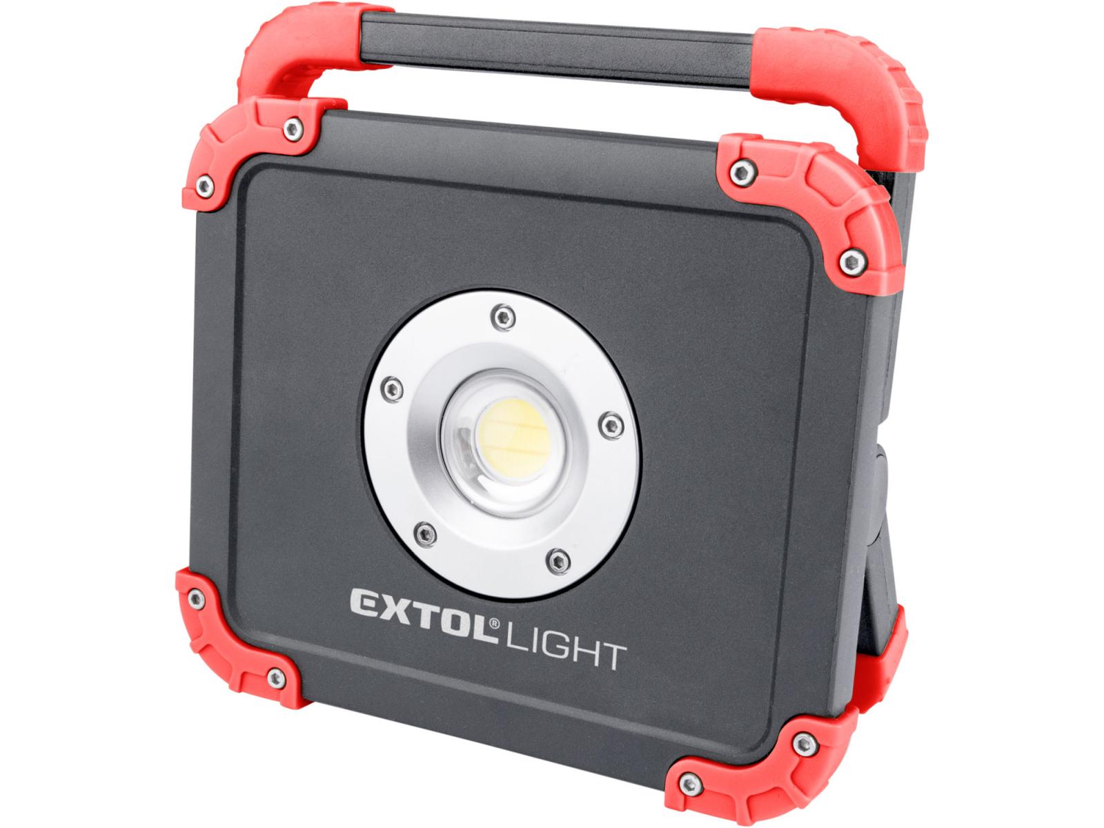 EXTOL LIGHT Svietidlo LED nabíjateľné, 20W, 2000lm, 3,7V/6,6Ah Li-ion, 810g 43134