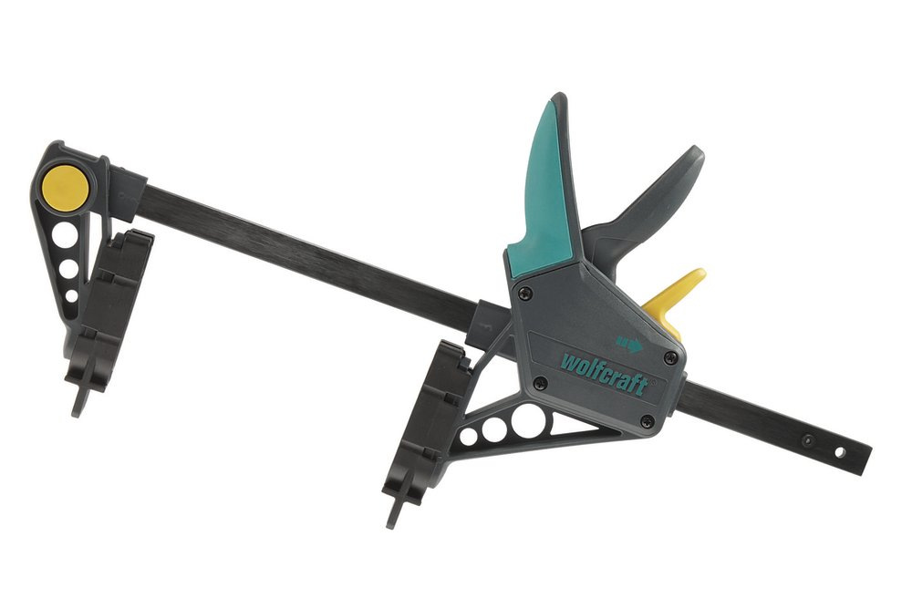 Zvierka jednoručná PRO 100-450mm, pre montáž terás, upínacia sila - 120kg, wolfcraft 6985000