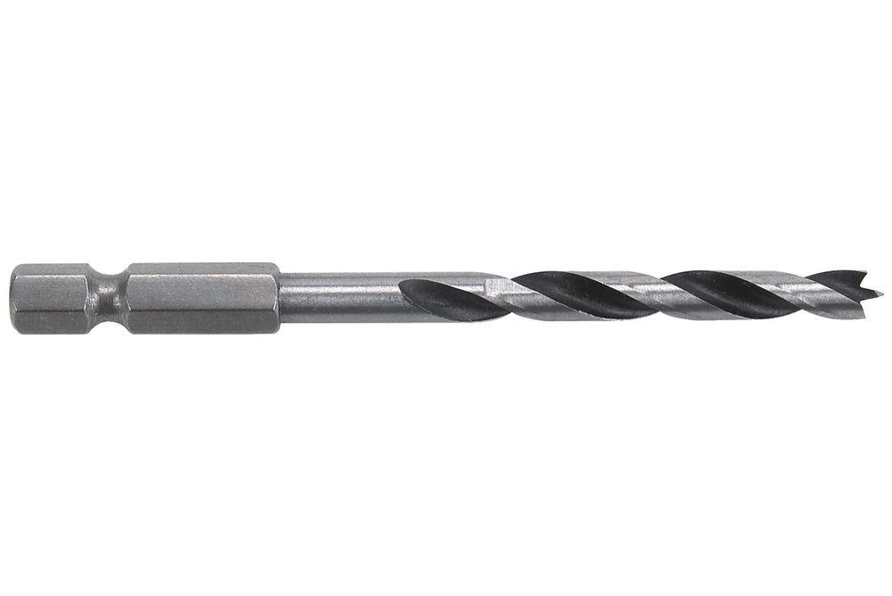 Vrták CV špirálový do dreva so šesťhrannou stopkou ø 6mm L - 90mm, wolfcraft 7264000