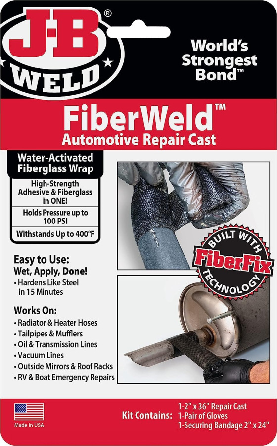 J-B WELD 38237 Automotive Repair Fibre Tape Automotive Repair Cast na opravu automobilov ( š5,1xd91c