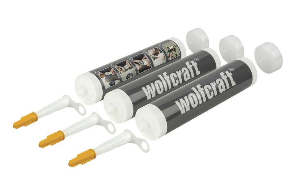 Kartuša prázdna 310ml (3ks) wolfcraft 4044000