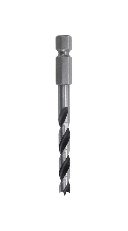 Vrták do dreva so šesťhrannou stopkou ø 4mm L - 75mm, wolfcraft 7262000