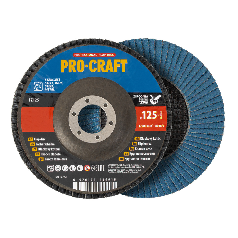Laminovaný disk Procraft (zirkón) T29 FZ125P60T29
