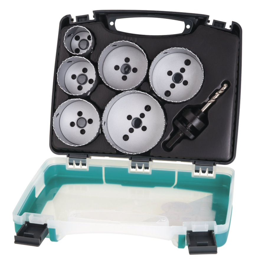 Sada vrtacích koruniek BiM do kovu ø 40,54,65,68,74,86 hl. - 40mm (7-dielna) wolfcraft 5423000
