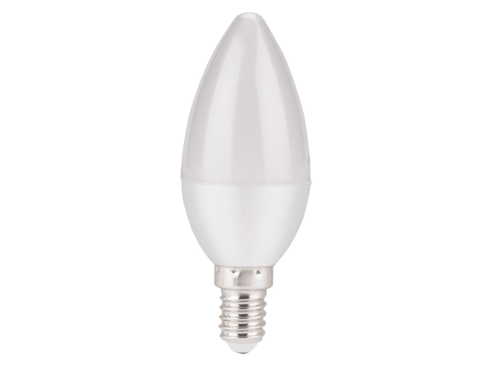 Žiarovka LED mini, 5W, 410lm, E14, 2800K, pr. baňky 37mm
