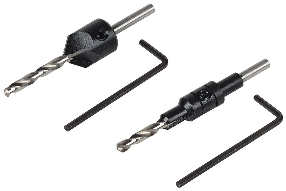Predvrták a záhlbník ø 4,5 mm pre zápustné skrutky ø 5 - 8mm, wolfcraft 2499000