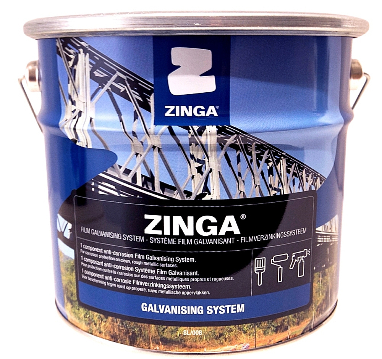 ZINGA – galvanizácia zinkom za studena, 5 kg