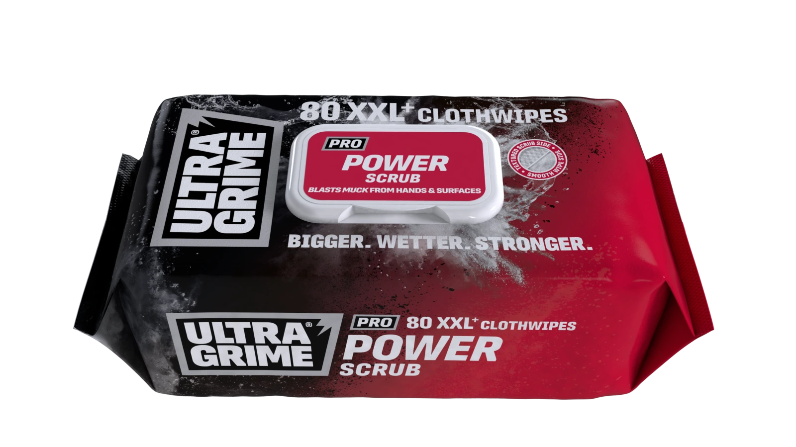 Profi čistící ubrousky ULTRAGRIME® POWER SCRUB 80ks XXL