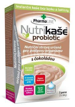 Nutrikaša probiotic 3x60g s čokoládou