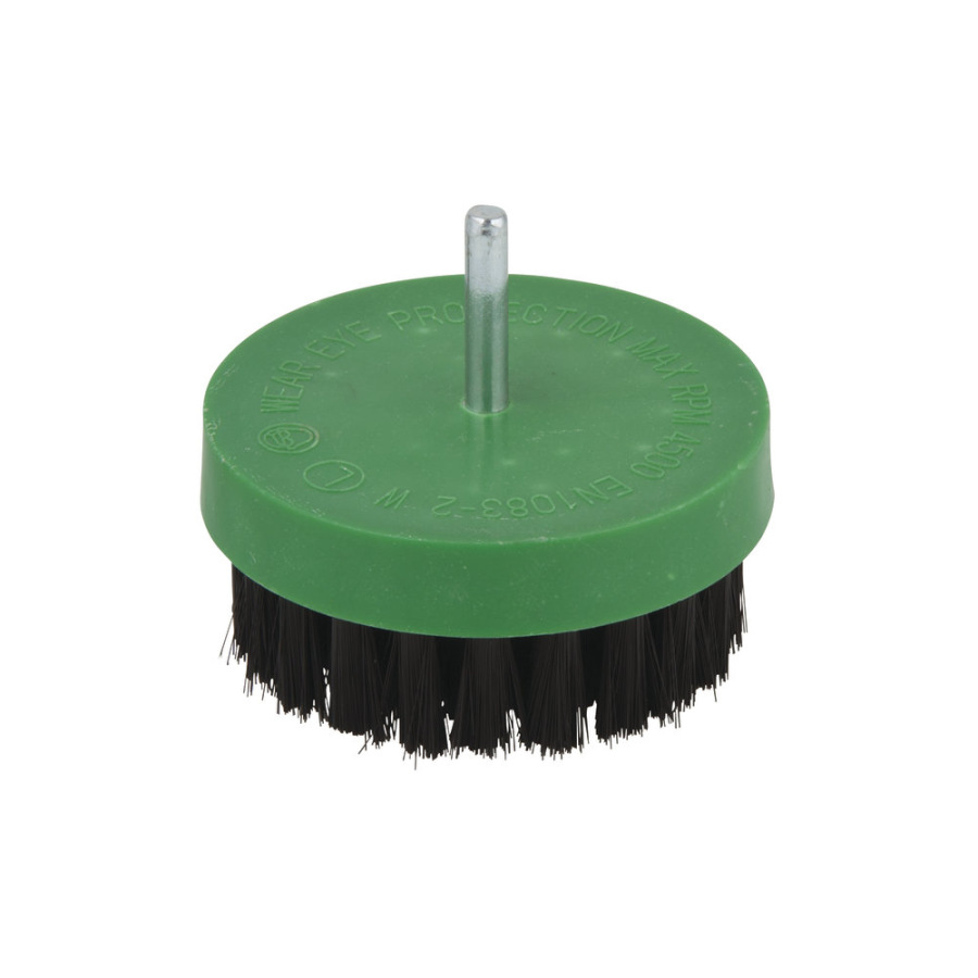 Kartáč leštiaci nylonový ø 80mm so šesťhrannou stopkou, wolfcraft 2713000
