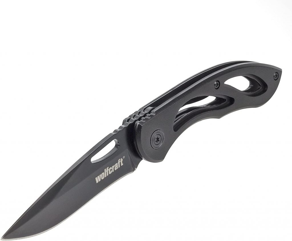 Wolfcraft Nôž zatvárací s hladkou čepeľou, čepeľ 70mm, wolfcraft 4288000