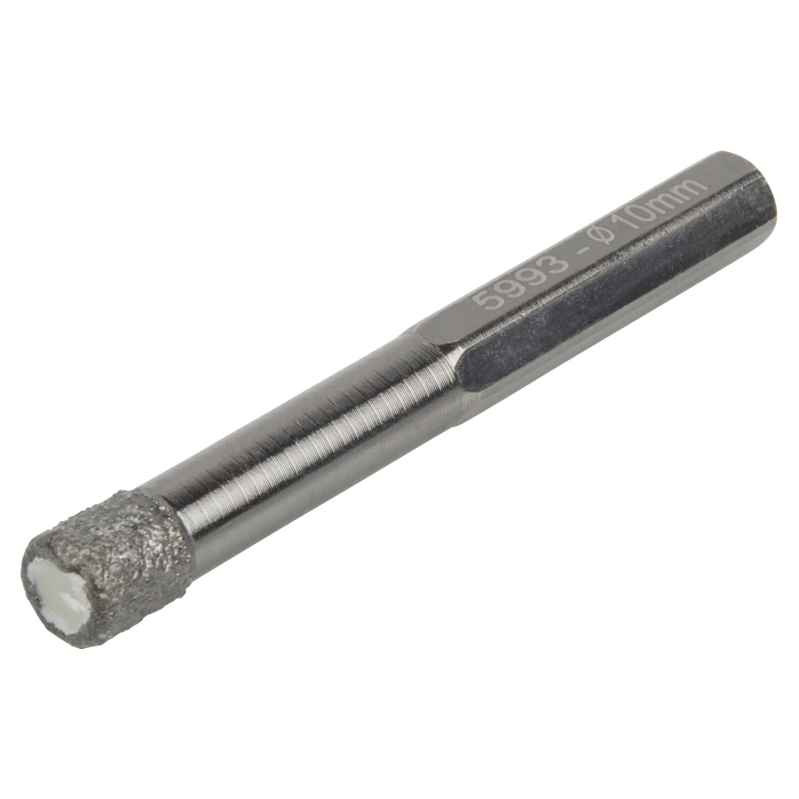 Vrták diamantový rúrkový so šesťhrannou stopkou ø 10mm, hĺbka 40mm, wolfcraft 5993000