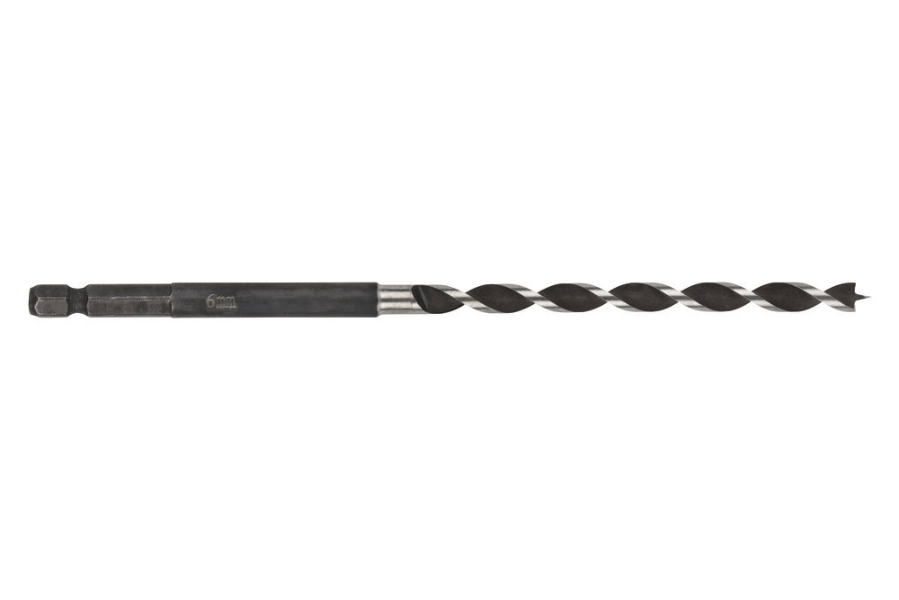 Vrták hadovitý do dreva speedwinder ø 6mm L - 165mm, wolfcraft 7131000