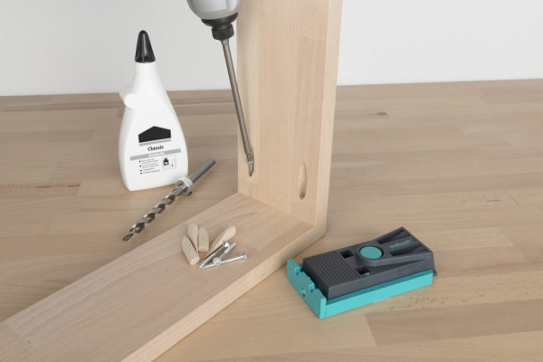 Wolfcraft Sada pre rohové spoje Undercover Jig, skrutky TX20, wolfcraft 4642100 4