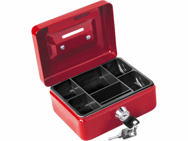 EXTOL CRAFT Pokladnička prenosná oceľová, 125x90x60mm, 2x kľúč 99008 2