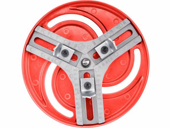 EXTOL PREMIUM Vyrezávač otvorov trojramenný nastaviteľný, Ø19-127mm 8801610 7