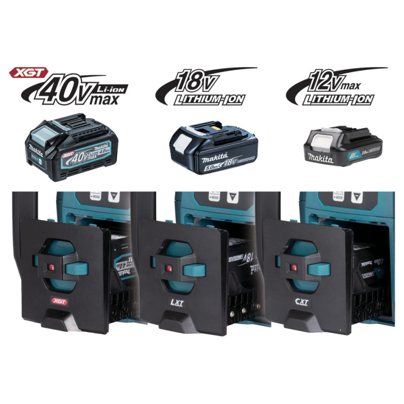 MAKITA SKR001Z Laser rotačný zelený akuulátorový XGT 40 V max, LXT 18 V a CXT 12 V max 6