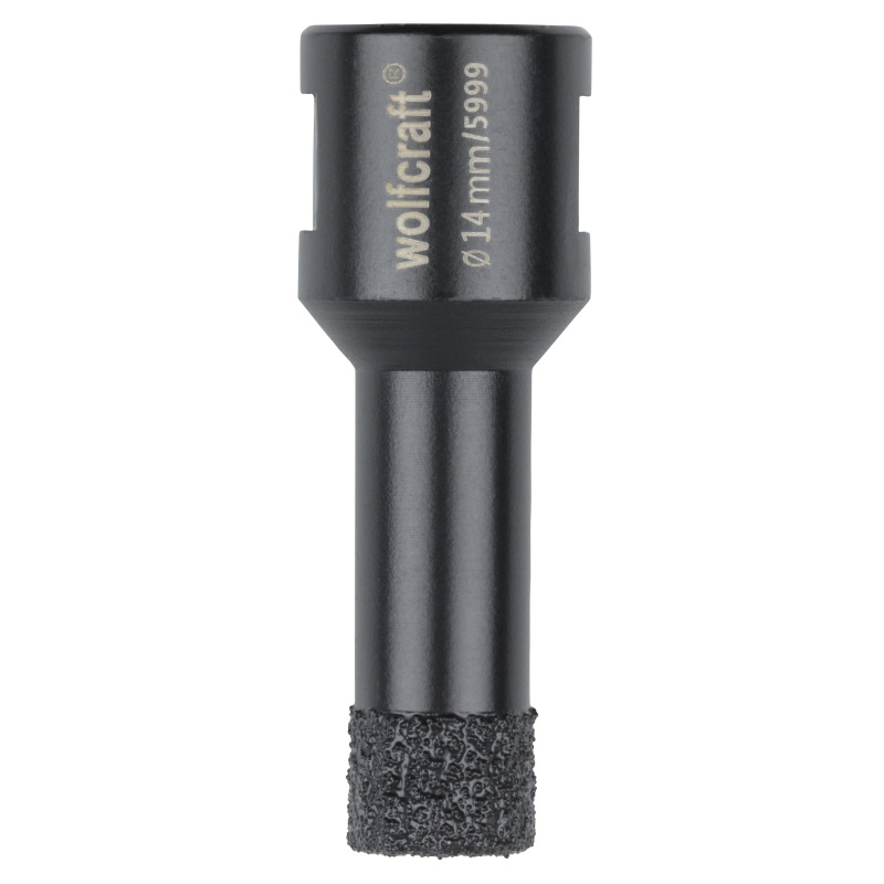 Korunka vŕtacia s diamantovým posypom ø 14mm, hl. - 35mm, M14, wolfcraft 5999000
