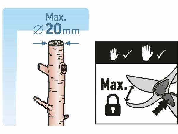 EXTOL PREMIUM Nožnice záhradnícke 215mm 8872102 1