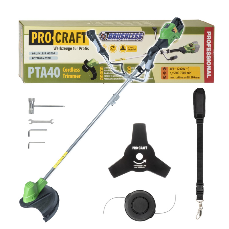 PROCRAFT Aku krovinorez 20V (bez akumulátora a nabíjačky) PTA40