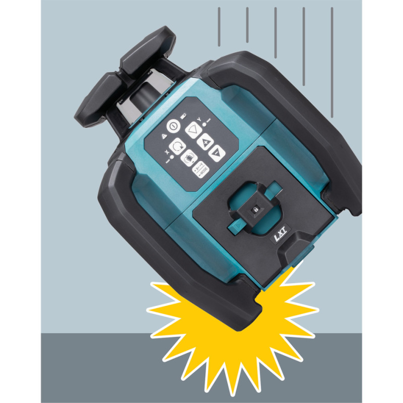 MAKITA SKR001Z Laser rotačný zelený akuulátorový XGT 40 V max, LXT 18 V a CXT 12 V max 4