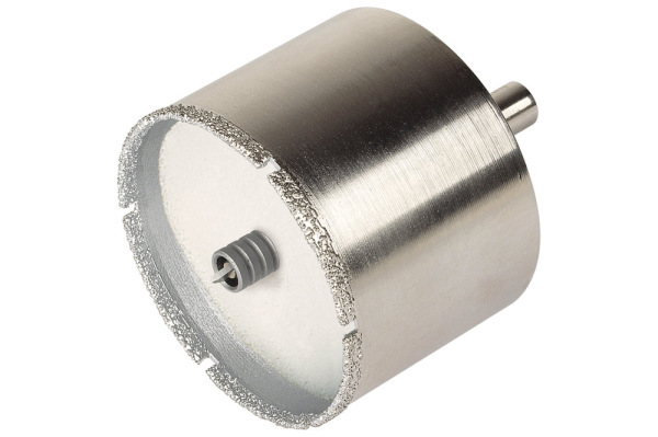 Korunka vŕtacia s diamantovým posypom ø 60mm, hl. - 45mm, stopka 10mm, wolfcraft 5940000