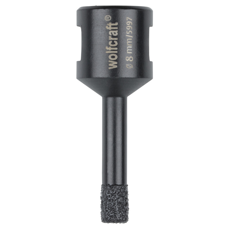Korunka vŕtacia s diamantovým posypom ø 8mm, hl. - 35mm, M14, wolfcraft 5997000