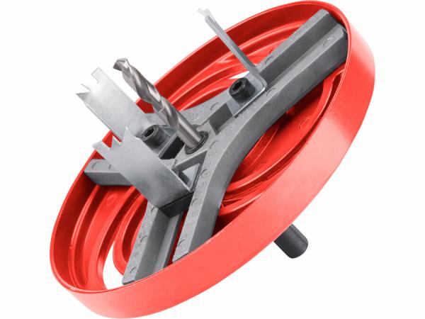 EXTOL PREMIUM Vyrezávač otvorov trojramenný nastaviteľný, Ø19-127mm 8801610
