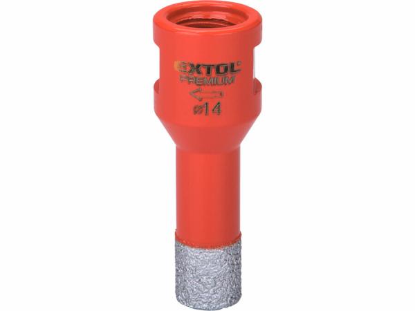 EXTOL PREMIUM Korunka vykružovacia diamantová, Ø 14mm, závit M14 8801863