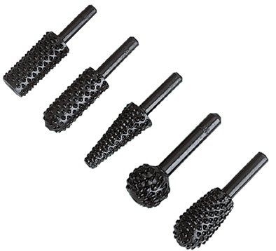 Rašpľa kužeľová na drevo ø 5-13,5 x 35mm stopka ø 6,35mm, wolfcraft 2532000