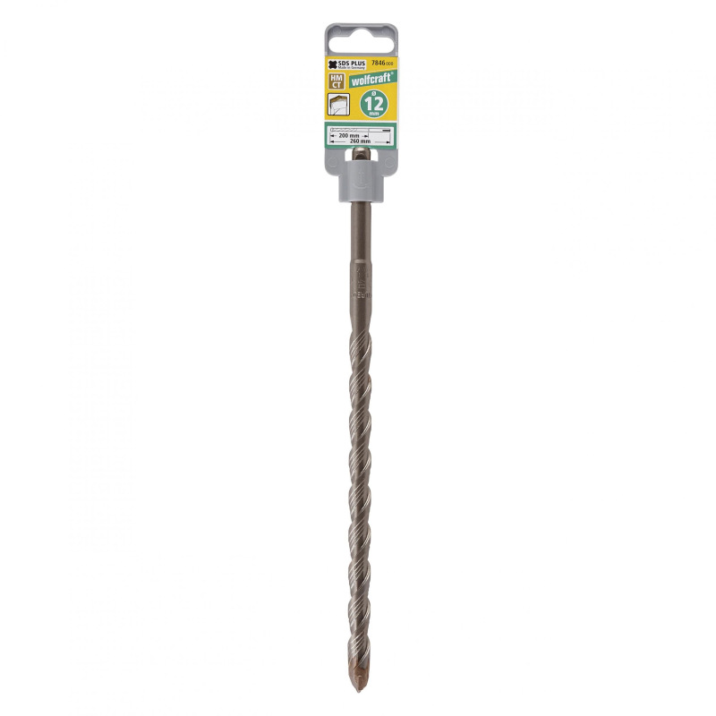 Vrták SDS-plus Profesional HM ø 12mm, L – 260mm, wolfcraft 7846000