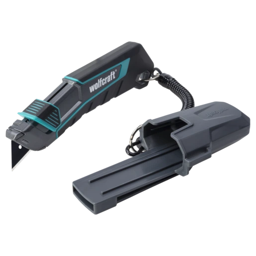 Wolfcraft Nôž s trapézovou čepeľou a puzdrom PRO SAFETY, L/P, wolfcraft 4292000 2