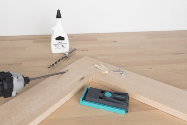 Wolfcraft Sada pre rohové spoje Undercover Jig, skrutky TX20, wolfcraft 4642100 5