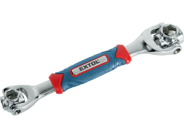 EXTOL PREMIUM 8816390 Kľúč multifunkčný 8v1, 8-10-12-13-14-17-19-21mm, CrMo