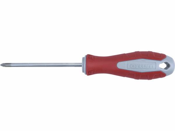 FORTUM 4740304 Skrutkovač plochý, PZ1 x 100mm, S2