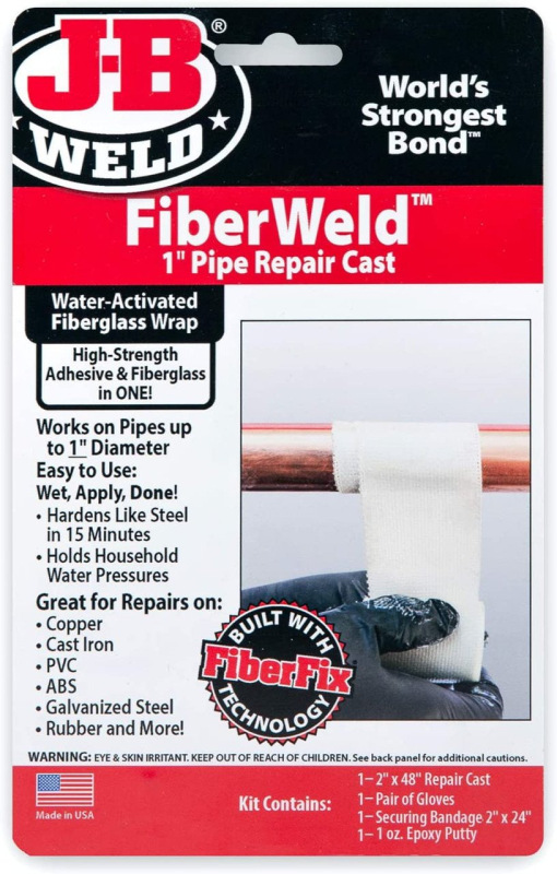 J-B WELD 38260 Páska z litých vláken pro opravu potrubí do průměru 50 mm ( š5,1xd153cm )