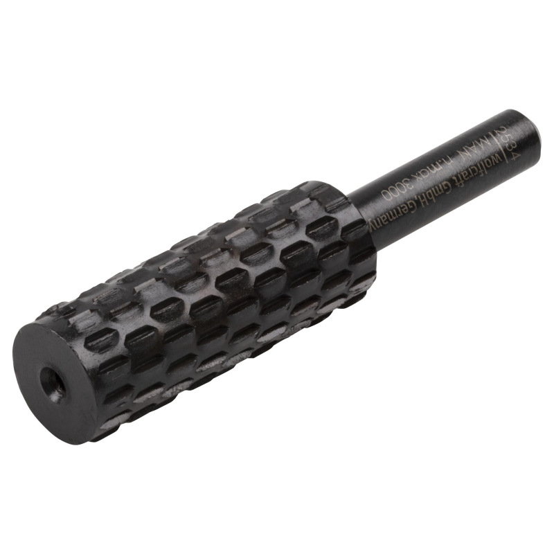 Rašpľa valcová na neželezné kovy ø 12,5 x 35mm stopka ø 6,35mm, wolfcraft 2534000