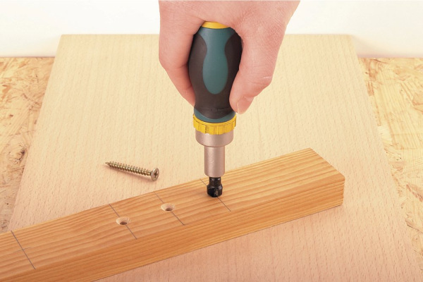 Wolfcraft Sada bitov s račňovým skrutkovačom, 2K-rukoväť wolfcraft 1237000 4