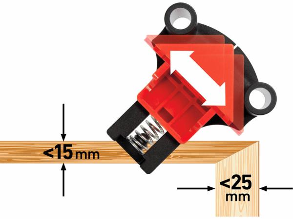 EXTOL PREMIUM Svorky rohové rýchloupínacie strunové, 4ks, 60-90-120st 8815440 9