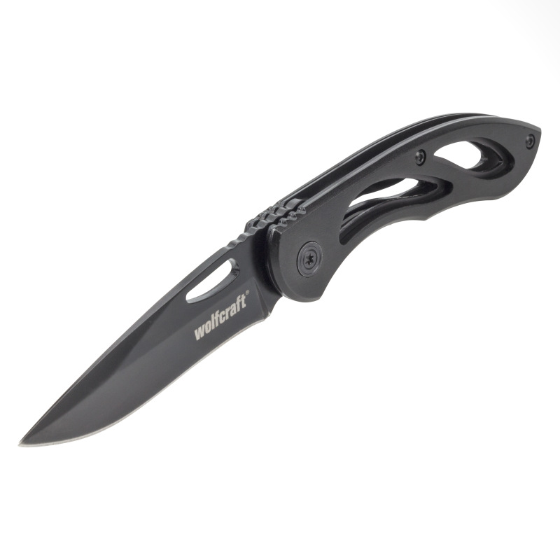 Nôž zatvárací s hladkou čepeľou, čepeľ 70mm, wolfcraft 4288000