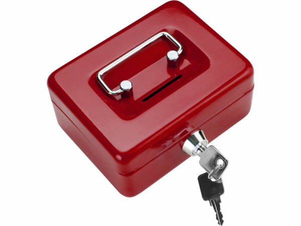 EXTOL CRAFT Pokladnička prenosná oceľová, 125x90x60mm, 2x kľúč 99008 4