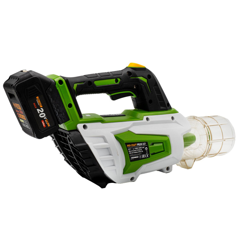 PROCRAFT Aku fukar 20V 570 m³/h (bez baterie a nabíjačky)PB20 4
