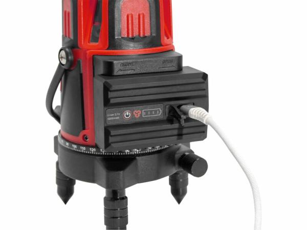 EXTOL PREMIUM 8823312 Laserová vodováha samonivelačná, 1H-4V-6B, zelený laser 6