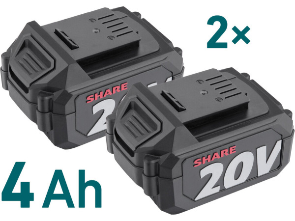 EXTOL INDUSTRIAL 8791846 Brúska uhlová Share20V, 2x 4Ah, 150mm, 40V bezuhlíkový motor 6