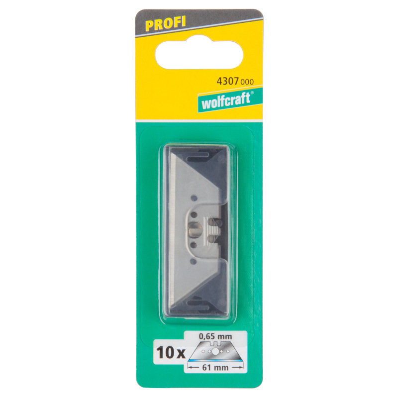 Čepeľ trapézová 0,65 × 61 mm (10ks) wolfcraft 4307000