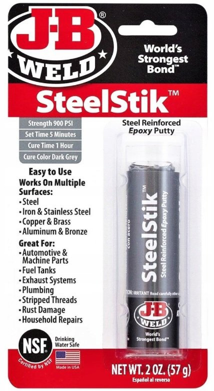 J-B WELD 8267 epoxidový tmel na opravy kovov SteelStik ( 57g )